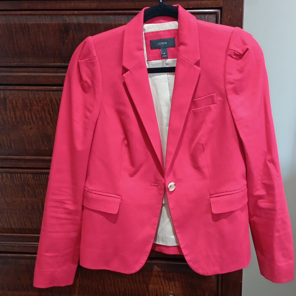 J Crew Red Blazer